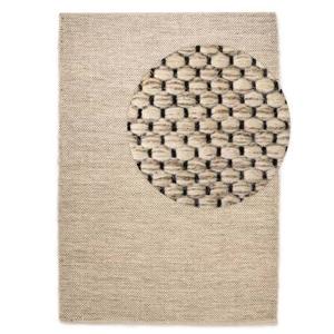 Nordic Weavers Wollen vloerkleed - Odda wit|taupe - 200x300 cm