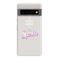 Sparkle quote: Google Pixel 6 Pro Transparant Hoesje
