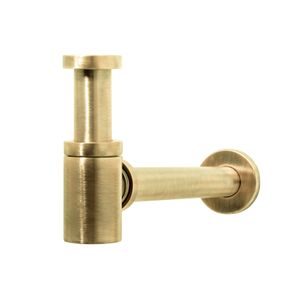 Fontein Sifon Hotbath Cobber Rond Geborsteld Messing PVD