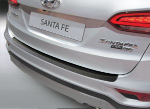 Bumper beschermer passend voor Hyundai Santa Fe 9/2015- Zwart GRRBP879