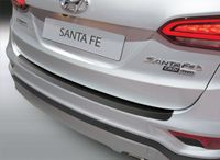 Bumper beschermer passend voor Hyundai Santa Fe 9/2015- Zwart GRRBP879 - thumbnail
