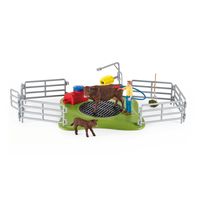 Schleich Farm World - Koe wasstation speelfiguur - thumbnail