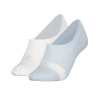 Calvin Klein 2 stuks Glossy High Cut Footie Socks