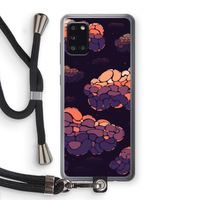 Patroon Wolken: Samsung Galaxy A31 Transparant Hoesje met koord
