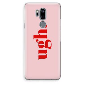 Ugh: LG G7 Thinq Transparant Hoesje