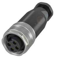 BALLUFF BCC0708 Sensor/actuator connector, niet geassembleerd Aantal polen (sensoren): 4 1 stuk(s)