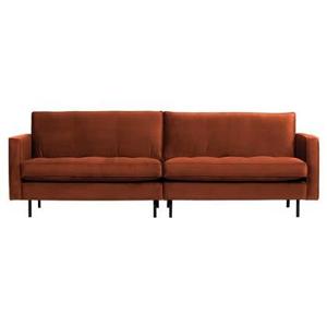 BePureHome Rodeo Classic 3-zitsbank - Velvet - Roest