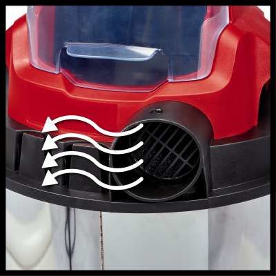 Einhell Power X-Change TC-VC 18/20 Li S-Solo Nat- en droogzuiger 20 l Zonder accu, Zonder lader