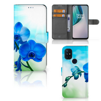 OnePlus Nord N10 Hoesje Orchidee Blauw - Cadeau voor je Moeder