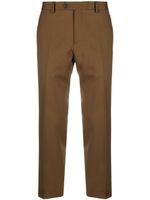 Lardini pantalon en laine à coupe droite - Marron