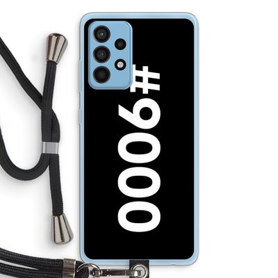 #9000: Samsung Galaxy A52 Transparant Hoesje met koord