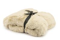 By-Boo Plaid 'Mosa' 170 x 140cm, kleur Beige