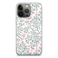 Sierlijke bloemen: iPhone 13 Pro Transparant Hoesje