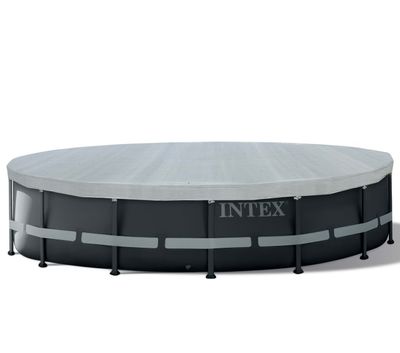 Intex afdekzeil deluxe voor frame zwembaden-frame zwembaden ø 488 cm