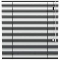 Leen Bakker - Fenstr Jaloezie 25mm Extra Mat - Donker (20519) - Aluminium - Grijs - 120x10x10 Cm