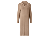 esmara Gebreide dames jurk (Beige, XS (32/34))