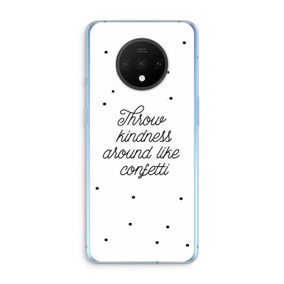 Confetti: OnePlus 7T Transparant Hoesje