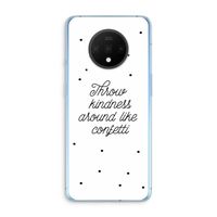 Confetti: OnePlus 7T Transparant Hoesje