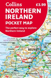 Wegenkaart - landkaart Pocket Map Northern Ireland | Collins