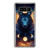 Wolf Dreamcatcher: Samsung Galaxy Note 8 Transparant Hoesje Wolf Dreamcatcher: Samsung Galaxy Note 8 Transparant Hoesje