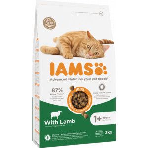 Iams Adult kattenvoer met lam 2 x 3 kg