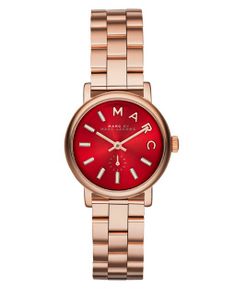 Horlogeband Marc by Marc Jacobs MBM3347 Roestvrij staal (RVS) Rosé 14mm