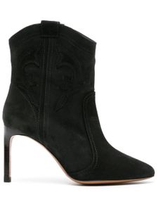 Ba&Sh bottines Caitlin 100 mm en daim - Vert