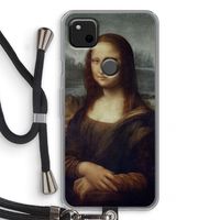 Mona Lisa: Pixel 4a Transparant Hoesje met koord