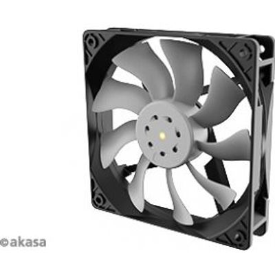 Akasa OTTO SF12 Computer behuizing Ventilator 12 cm Zwart, Grijs 1 stuk(s)