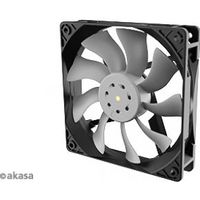 Akasa OTTO SF12 Computer behuizing Ventilator 12 cm Zwart, Grijs 1 stuk(s) - thumbnail