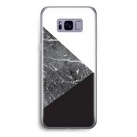 Combinatie marmer: Samsung Galaxy S8 Transparant Hoesje - thumbnail