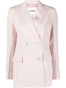 Jil Sander blazer à boutonnière croisée - Rose