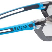 uvex x-fit (pro) 9199680 Veiligheidsbril Incl. UV-bescherming Blauw, Grijs EN 166, EN 170 DIN 166, DIN 170 - thumbnail