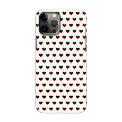 Hartjes: Volledig geprint iPhone 12 Hoesje