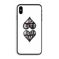 Big butt bigger heart: iPhone X Biologisch afbreekbaar hoesje