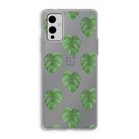 Monstera leaves: OnePlus 9 Transparant Hoesje