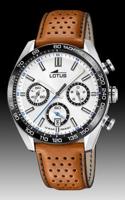 Horlogeband Lotus 18915-1 Leder Bruin 22mm