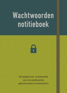 Wachtwoorden notitieboek (Hardback)