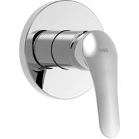Douchekraan Tres Base Plus | Inbouw | Mengkraan | Excl.Inbouwdeel | 1-weg | Rond | Chroom Douchekraan Tres Base Plus | Inbouw | Mengkraan | Excl.Inbouwdeel | 1-weg | Rond | Chroom