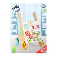 Abi Small foot houten baby loopwagen kleurrijk Abi Small foot houten baby loopwagen kleurrijk
