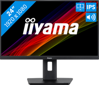 iiyama XUB2492HSU-B6 computer monitor 60,5 cm (23.8") 1920 x 1080 Pixels Full HD LED Zwart - thumbnail
