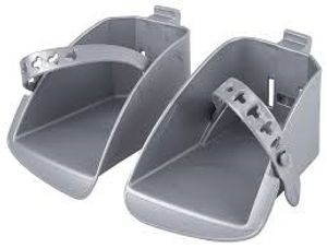 Polisport set voetenbakjes boodie/buitenbandbly maxi zilver
