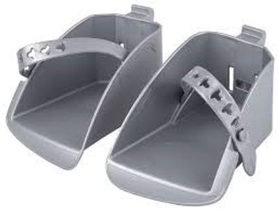 Polisport set voetenbakjes boodie/buitenbandbly maxi zilver