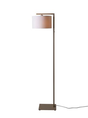 Vloerlamp Boston, zand met witte kap Ø32 x20xm