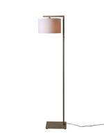 Vloerlamp Boston, zand met witte kap Ø32 x20xm
