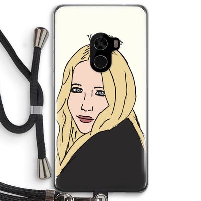 Mary Kate: Xiaomi Mi Mix 2 Transparant Hoesje met koord