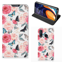 Samsung Galaxy A60 Smart Cover Butterfly Roses Samsung Galaxy A60 Smart Cover Butterfly Roses
