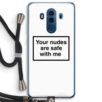Safe with me: Huawei Mate 10 Pro Transparant Hoesje met koord