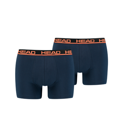 HEAD boxershort basic 2-pack blue / orange-M