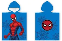 Spiderman poncho 50 x 100 cm blauw